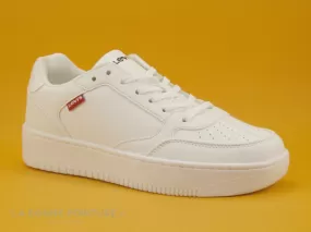 Achat chaussures Levi's Femme Basket, vente Levis PAIGE 235651-EU-794-50 Brilliant white - Sneakers blanches Femme
