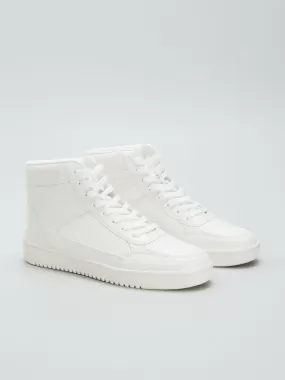 Baskets montantes - blanc