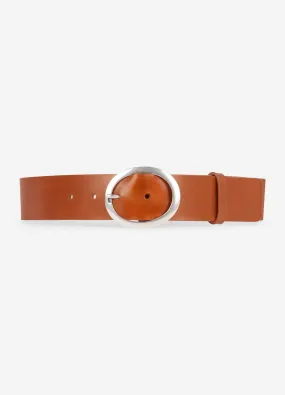 ceinturon en cuir camel