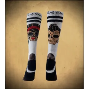 Chaussettes montantes kustom Rusty Pistons - Chaussettes chicanos