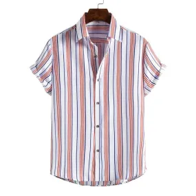 Chemise à Rayures des Années 80