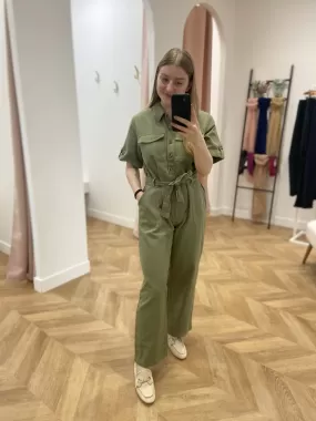 Combi pantalon - Kaki - VILA