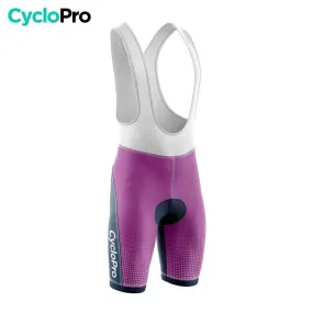 CUISSARD DE CYCLISME ÉTÉ HOMME VIOLET  - UNI+ - DESTOCKAGE