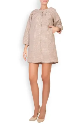 DALB by Mihaela Dulgheru Manteau en Jacquard imprimé pois