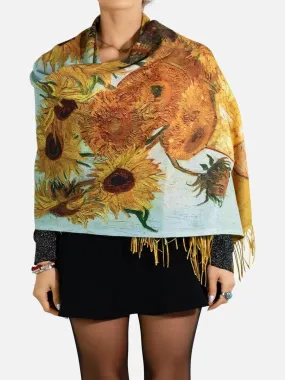 Echarpe "Tournesol" Van Gogh Kebello - Jaune