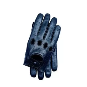 Gants Cuir Homme Hiver Bleu Nuit