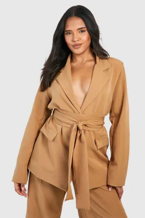 Grande taille - Blazer noué