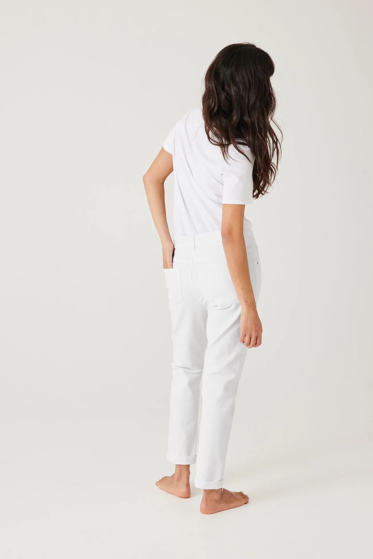 Jean girlfriend LUCIEN - Blanc