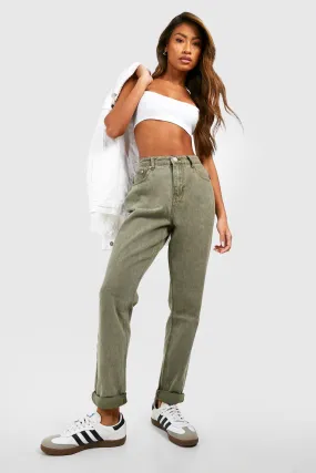 Jean mom taille haute