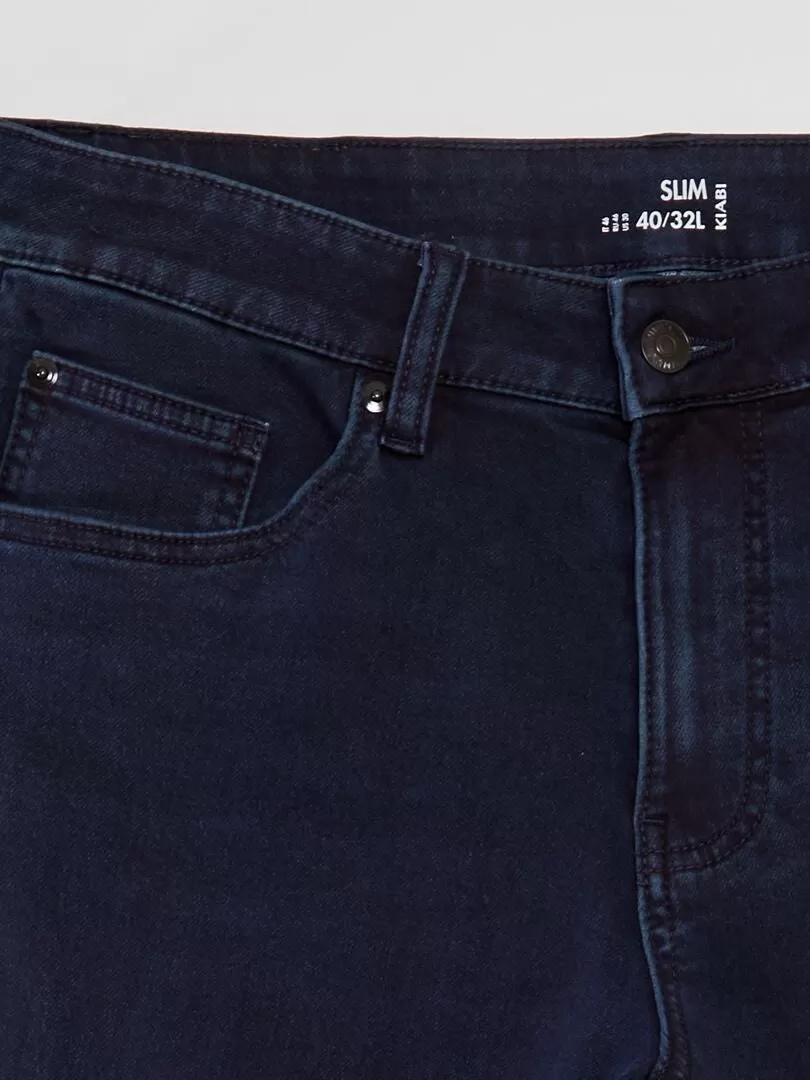 Jean slim stretch - L32 - Bleu foncé