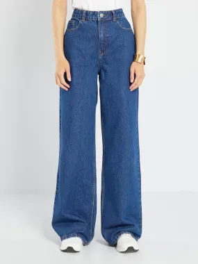 Jean wide leg - L32 - Stone