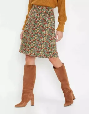 Jupe hiver fleurie Princesse Nomade