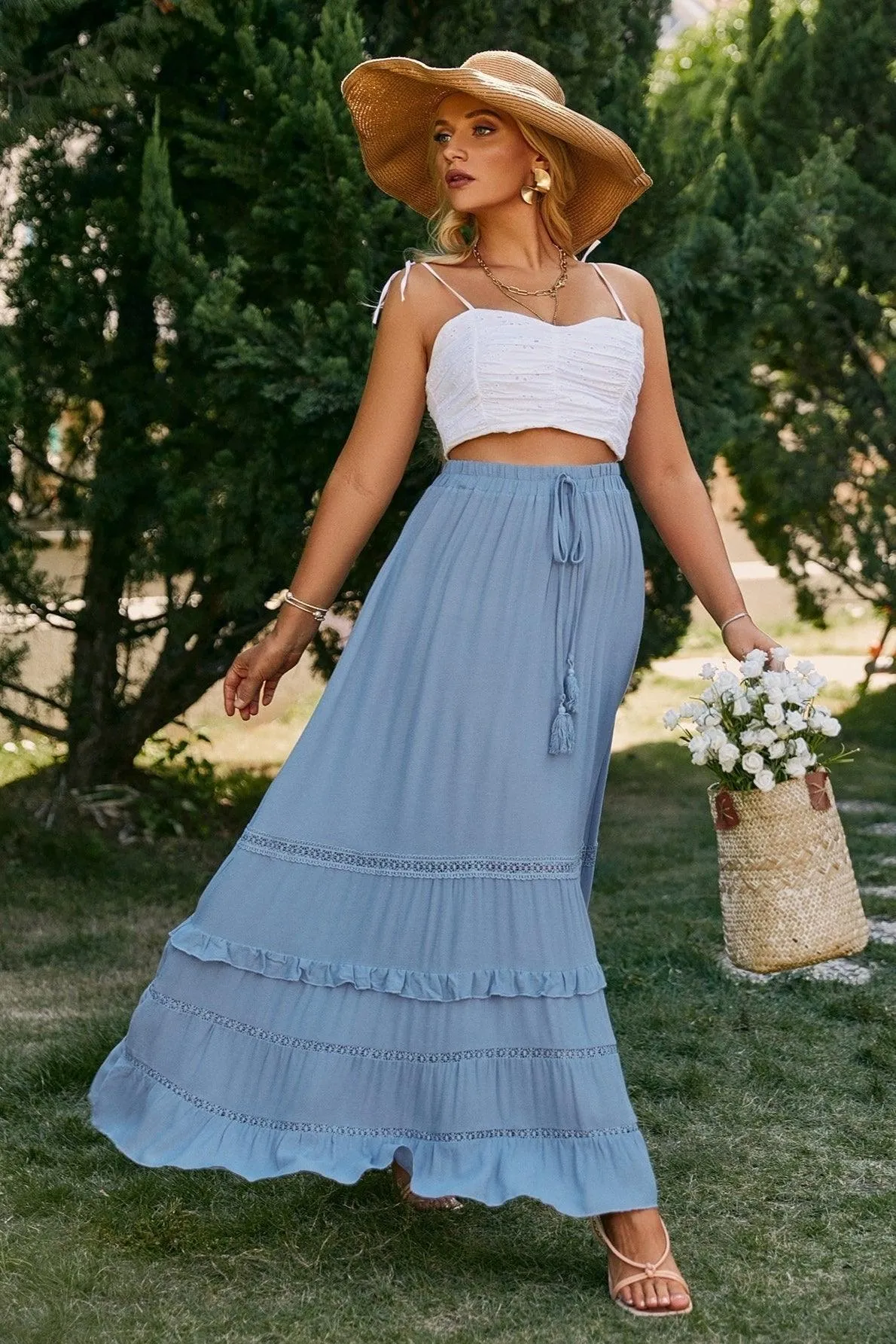 Jupe Maxi Bohème Plus Size