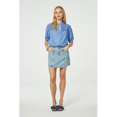 Jupe Patty - Bleu - FABIENNE CHAPOT