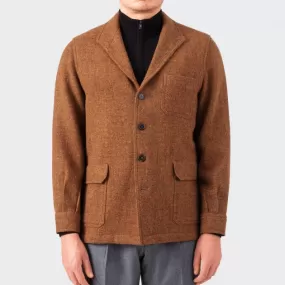 Justo Gimeno : Teba Jacket Harris Tweed : Safran
