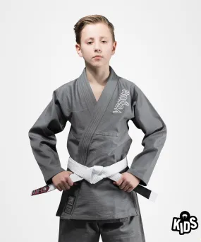 Kimono JJB enfant Venum Contender + Ceinture blanche offerte - Gris