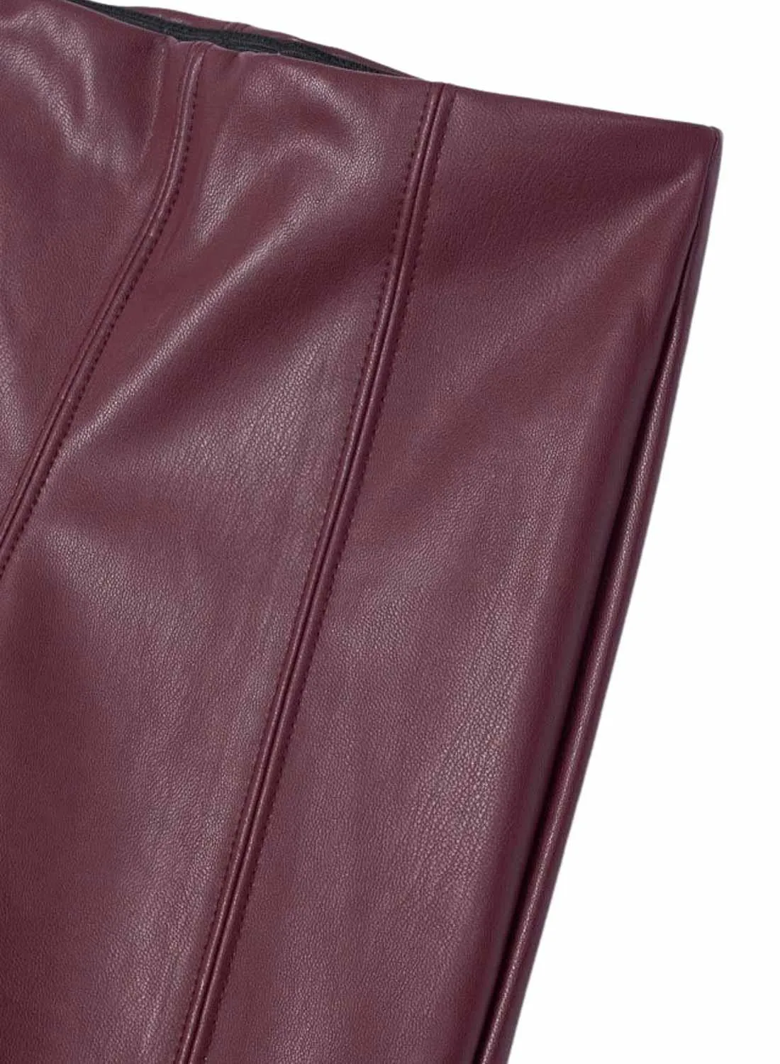 Leggings Mayoral Similicuir Bordeaux pour Fille