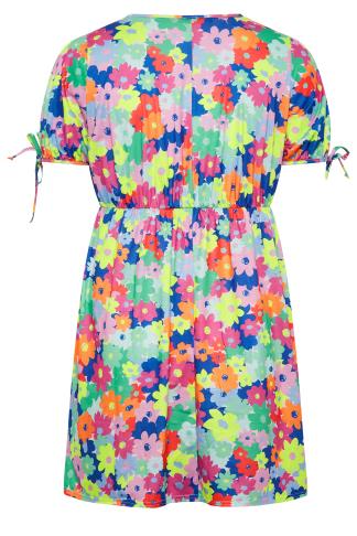 LIMITED COLLECTION - Robe Courte Multi-Floral
