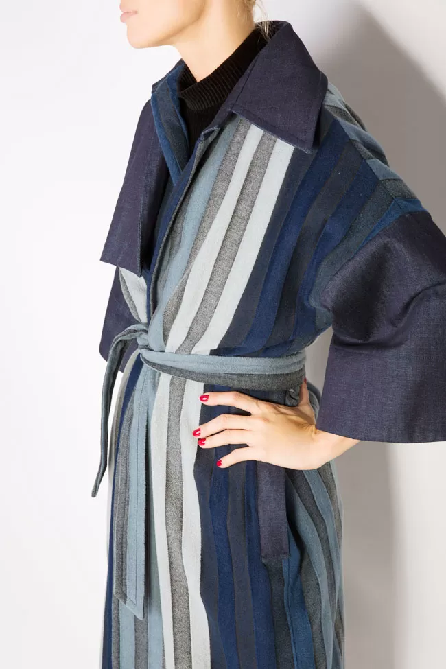 LOOMY Manteau en denim et laine