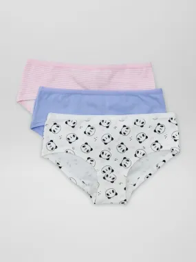 Lot de shorties - Rose/beige/bleu