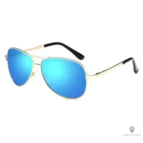 Lunette Soleil Aviateur Doré