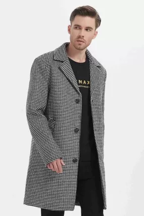 Manteau long à carreaux EDDY