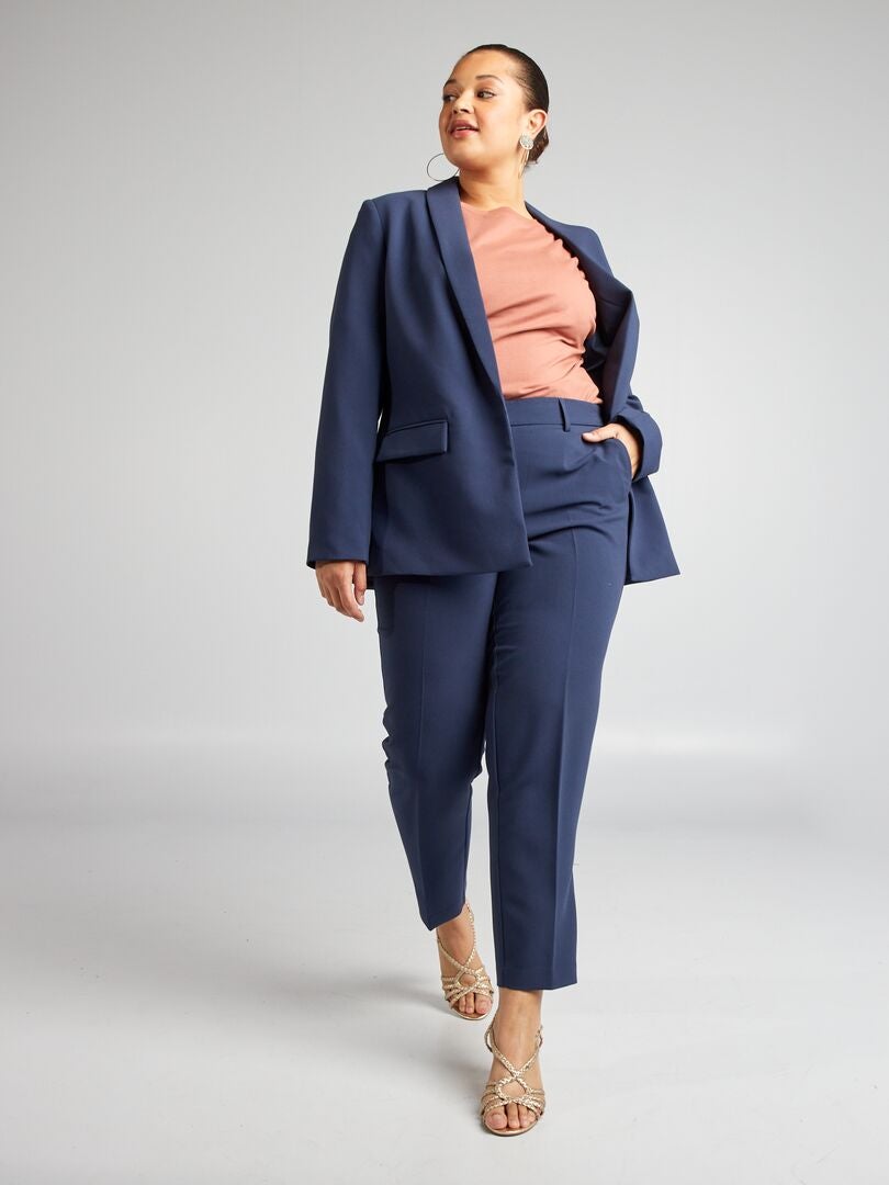 Pantalon cigarette - Bleu marine