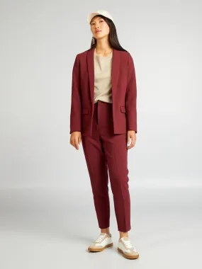 Pantalon cigarette - Bordeaux