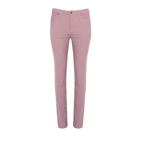 Pantalon Curling en velours - rose