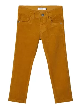Pantalon  Name It Silas brun pour Garçon