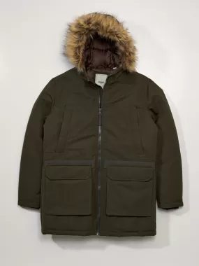 Parka à capuche - Kaki