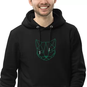 Pull à capuche brodé - Origami love cat