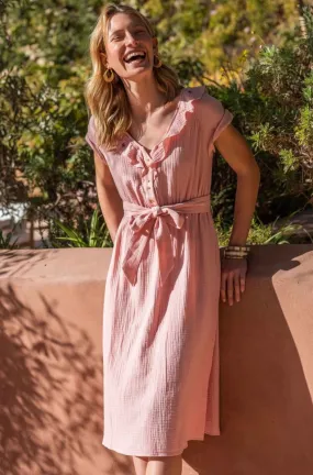 Robe Corentine rose
