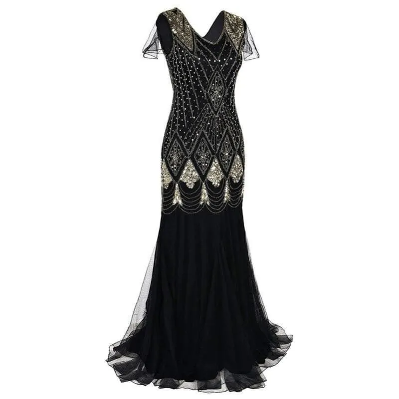 Robe de Soirée Gothique - Golden Goth