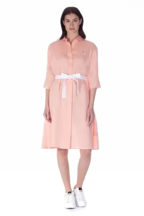 Robe lin - saumon - Us polo