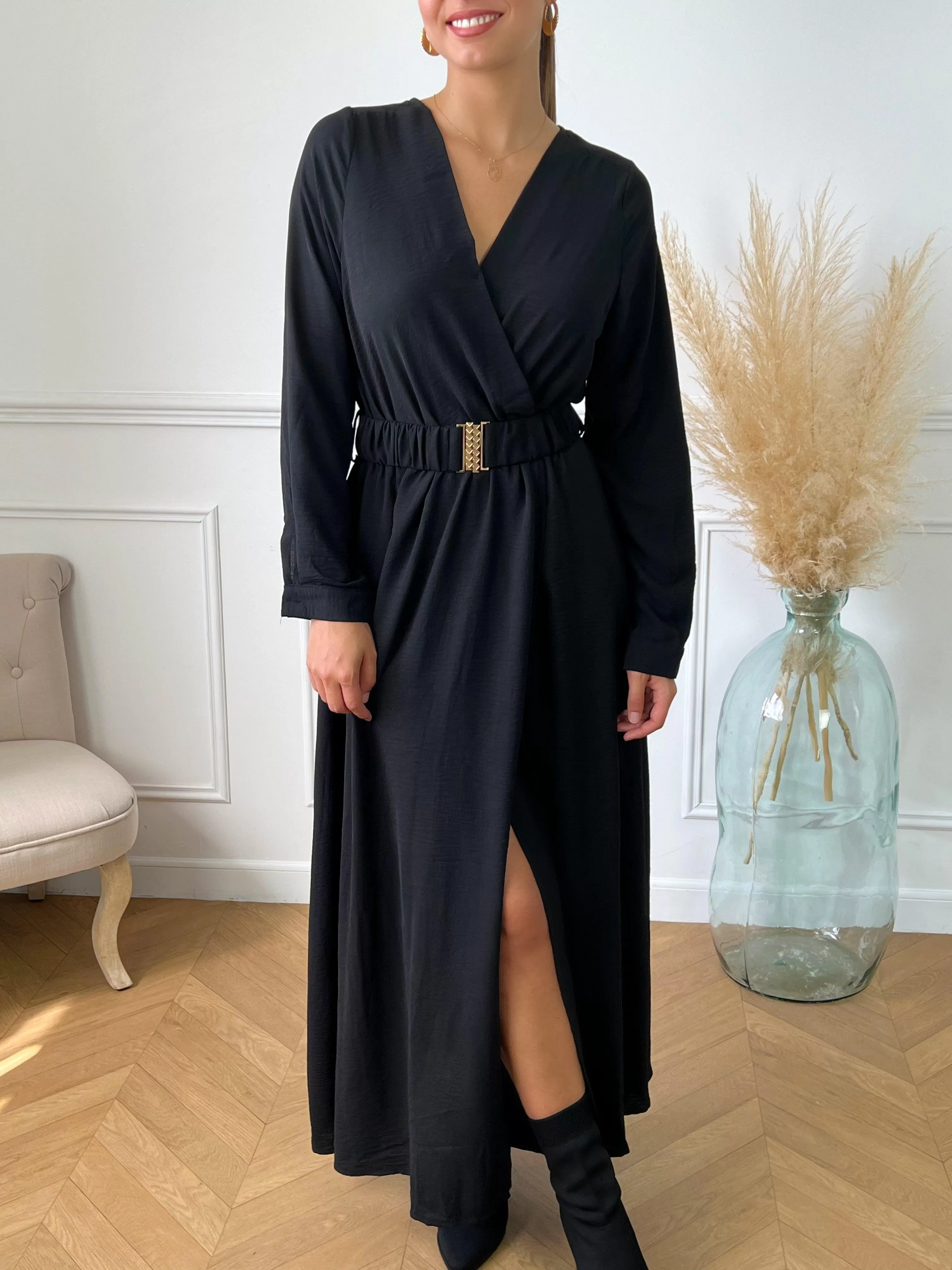 Robe longue noire : Eliya