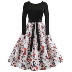 Robe vintage Demoiselle d'Honneur Fleurs Éternelles