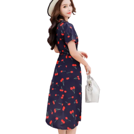 Robe Vintage  Imprimée Rétro