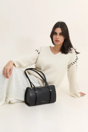 Sac cuir NIAME - Noir
