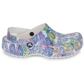 Sandales Crocs classic butterfly clog k blanc