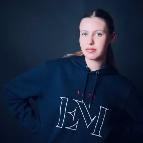 Sweat à Capuche Bleu Marine