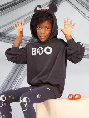 Sweat à capuche 'Minnie' - Halloween - Noir
