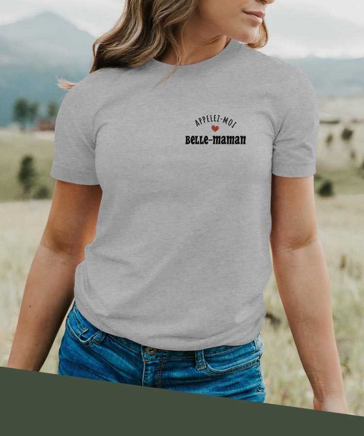 T-Shirt Appelez-moi Belle-Maman Pour femme