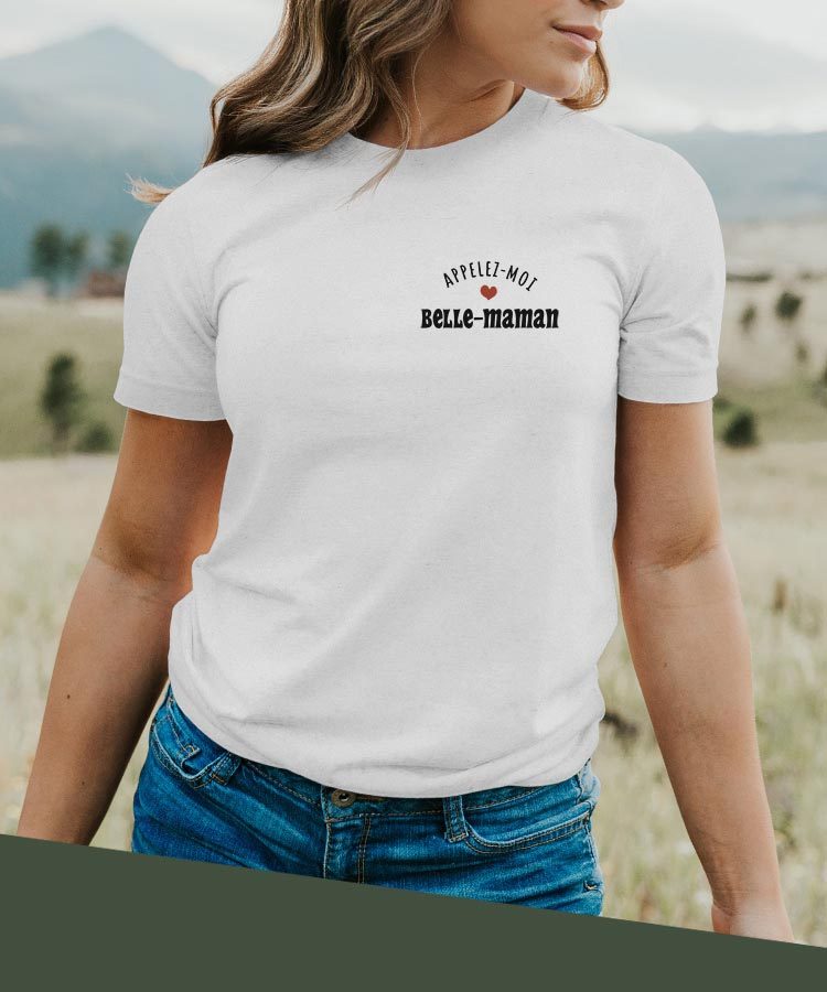 T-Shirt Appelez-moi Belle-Maman Pour femme
