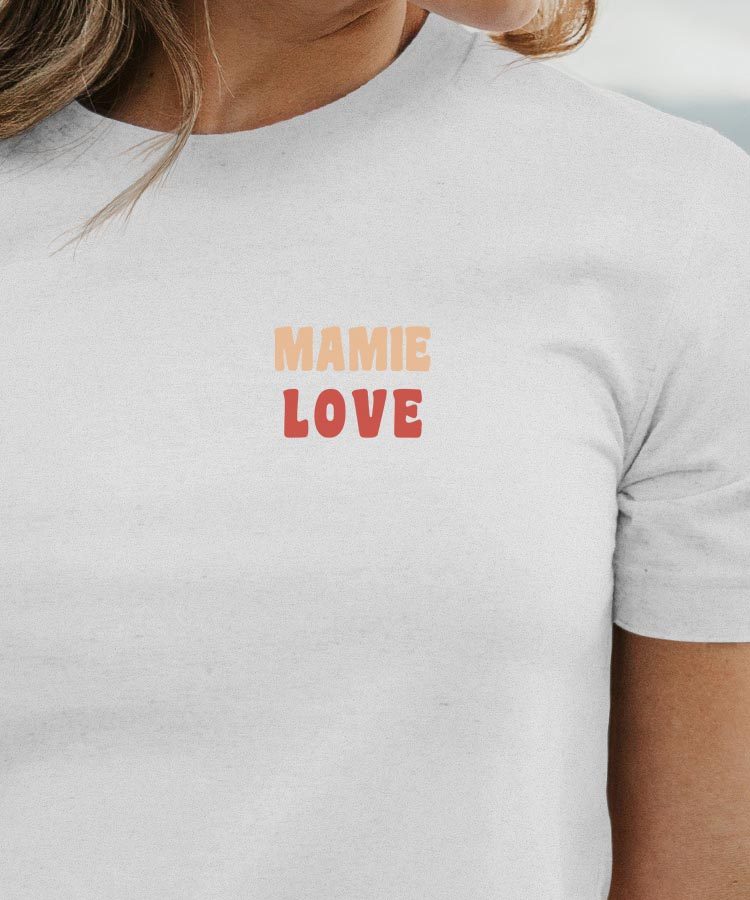 T-Shirt Mamie love Pour femme