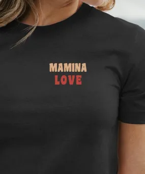 T-Shirt Mamina love Pour femme