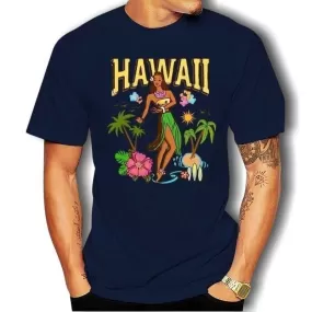 T-Shirt Vintage  Hawaien Fille