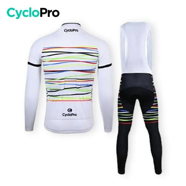 TENUE CYCLISTE HIVER BLANCHE - HAPPY+