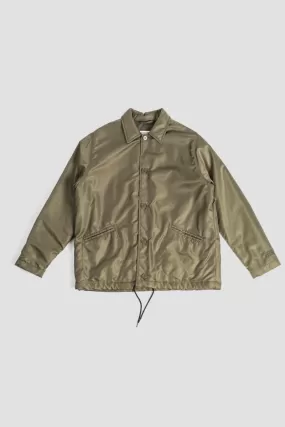 Veste boutonnée vert kaki