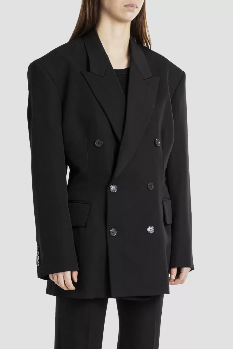 Veste Clinched noir en laine